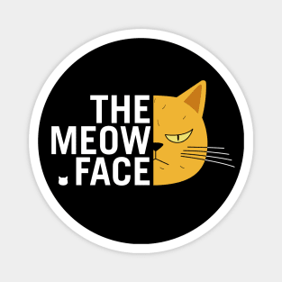 The Meow Face Cat Magnet